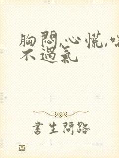 胸闷,心慌,喘不过气