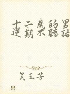 十二岁的男孩叛逆期不听话怎么办