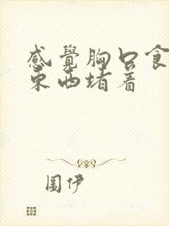 感觉胸口食道有东西堵着