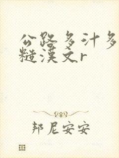 公路多汁多肉的糙汉文r封面