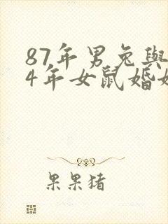 87年男兔与84年女鼠婚姻相配吗