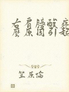 右肩膀酸疼是什么原因引起的