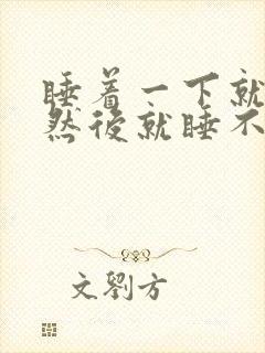 睡着一下就醒,然后就睡不着封面