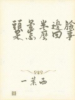 头晕半边脸麻木是怎么回事