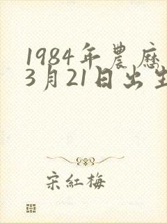 1984年农历3月21日出生男命运
