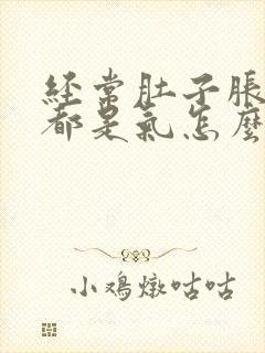 经常肚子胀胀的都是气怎么办封面