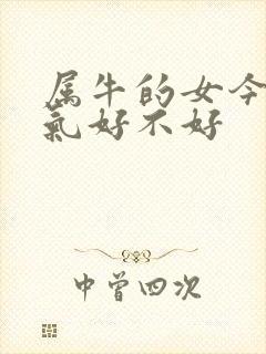 属牛的女今年运气好不好