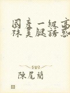 国产一级高跟丝袜美腿诱惑