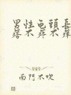 男性龟头长小疙瘩不疼不痒