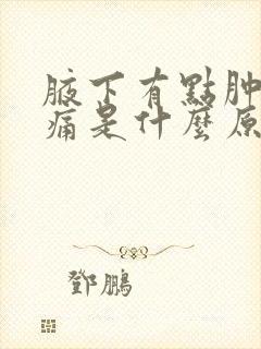 腋下有点肿有点痛是什么原因