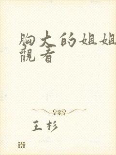 胸大的姐姐在线观看