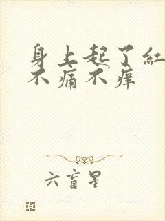 身上起了红疹子不痛不痒