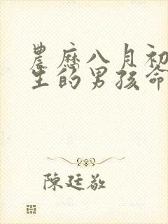 农历八月初一出生的男孩命运怎么样