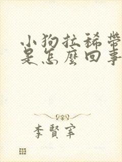 小狗拉稀带血便是怎么回事