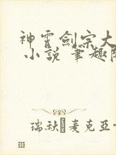 神霄剑宗大师兄 小说 笔趣阁封面