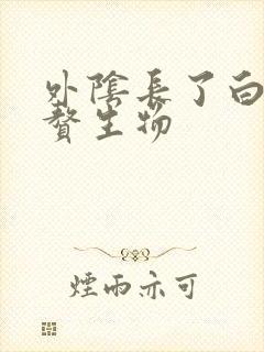 外阴长了白色小赘生物