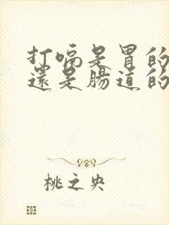 打嗝是胃的原因还是肠道的原因