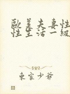 欧美夫妻性生活性生活一级片69