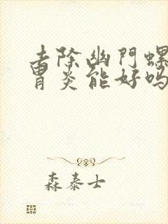 去除幽门螺旋杆胃炎能好吗