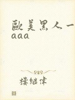 欧美黑人一级片aaa