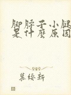 脚脖子小腿浮肿是什么原因引起的