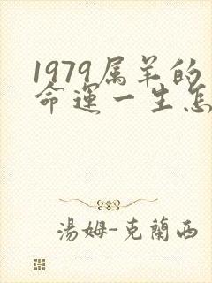 1979属羊的命运一生怎么样