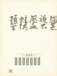 颈椎压迫脑部血管供血不足封面