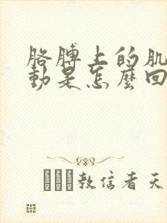 胳膊上的肌肉跳动是怎么回事