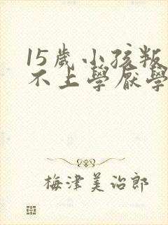 15岁小孩叛逆不上学厌学怎么办