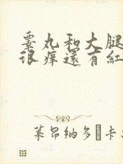 睾丸和大腿内侧很痒还有红疙瘩用什么药封面