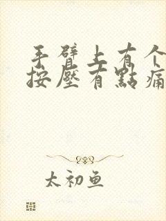 手臂上有个硬块按压有点痛封面