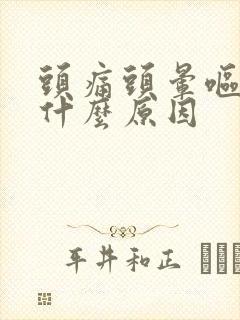 头痛头晕呕吐是什么原因