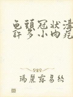 龟头冠状沟出现许多小肉疙瘩图片