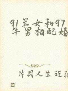 91羊女和97牛男相配婚姻如何