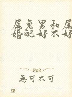 属兔男和属牛女婚配好不好