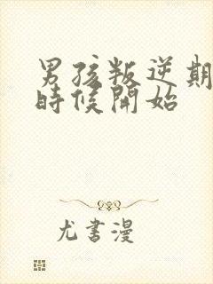 男孩叛逆期什么时候开始封面