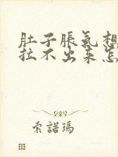 肚子胀气想拉屎拉不出来怎么回事