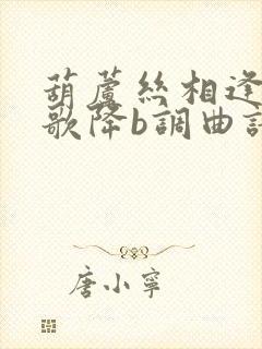 葫芦丝相逢是首歌降b调曲谱