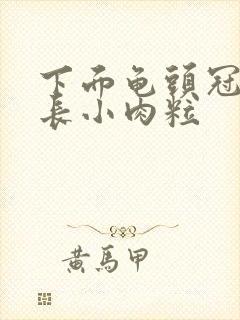 下面龟头冠状沟长小肉粒