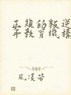 正规的叛逆青少年教育机构