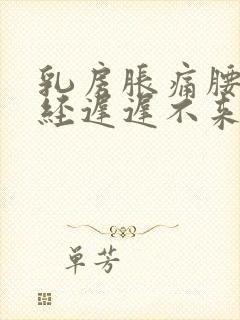 乳房胀痛腰酸月经迟迟不来