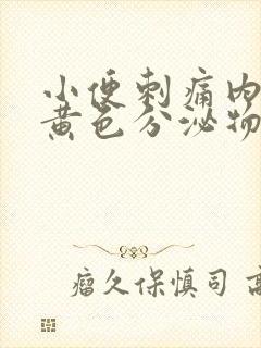 小便刺痛内裤有黄色分泌物