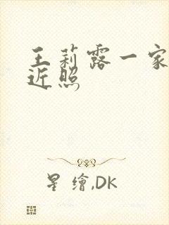 王莉露一家三口近照