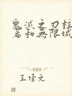 鬼灭之刃柱训练篇和无限城