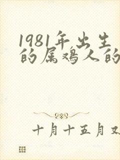 1981年出生的属鸡人的命运封面