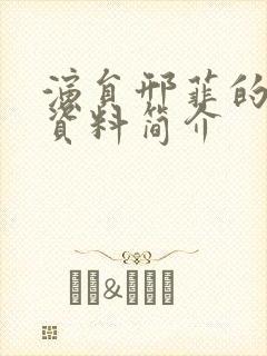 演员邢菲的个人资料简介