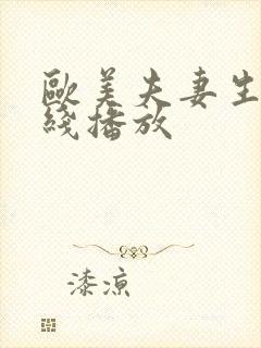 欧美夫妻生活在线播放