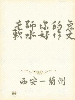 老师你的兔子好软水好作文免费阅读