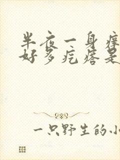 半夜一身痒起了好多疙瘩是怎么回事