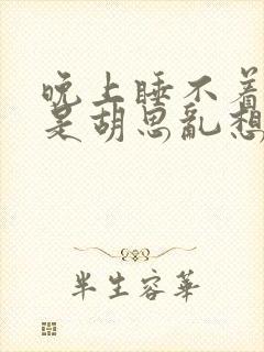 晚上睡不着,老是胡思乱想封面